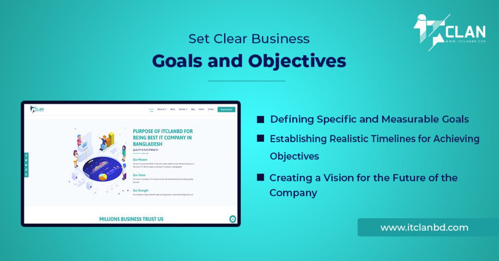 Set Clear Business Goals and Objectives