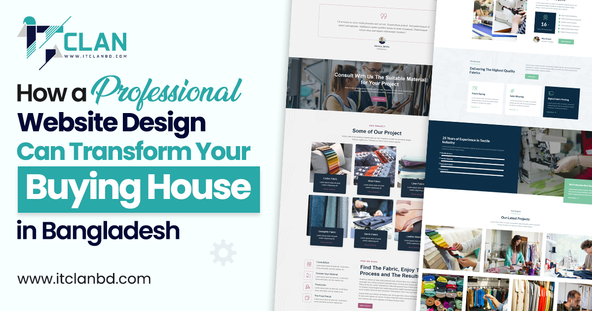 Professional website design for buying houses in Bangladesh to attract international buyers and build global trust