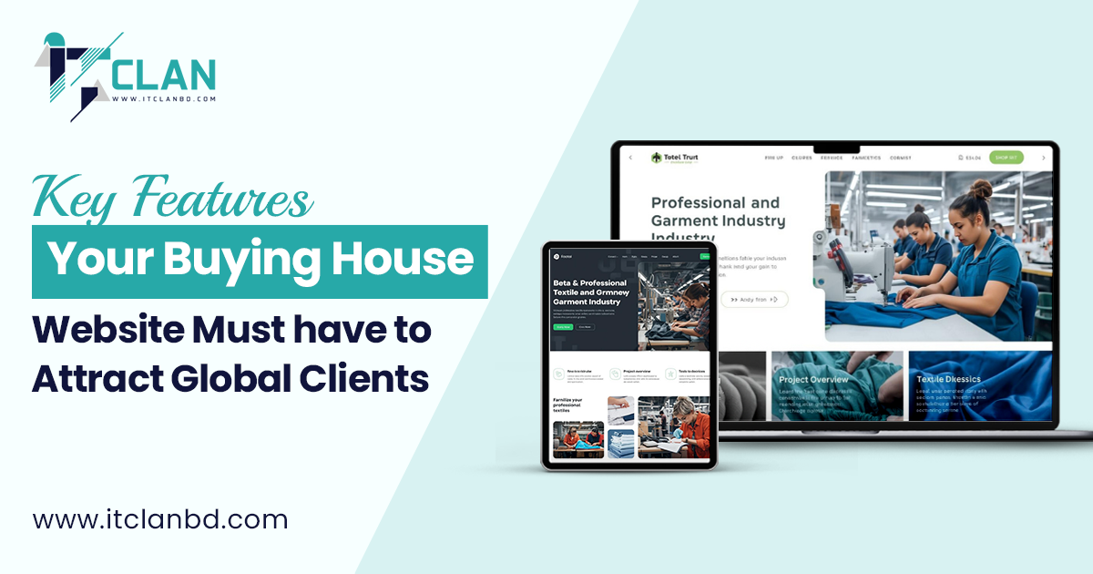 Professional buying house website design with key features to attract global clients