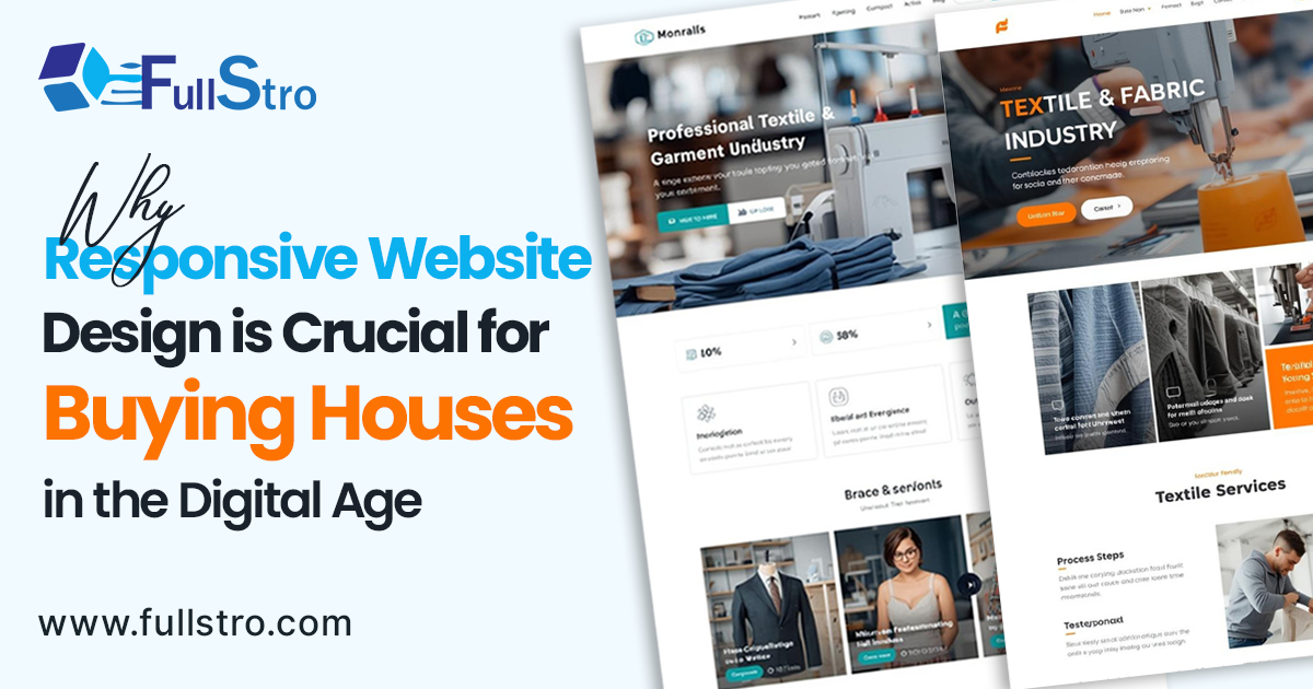 Responsive website design for Bangladeshi buying houses and garment businesses to attract international buyers