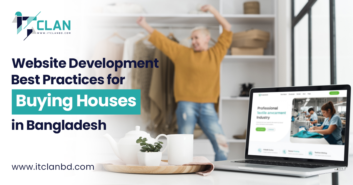 Professional buying house website design in Bangladesh showcasing garment sourcing services