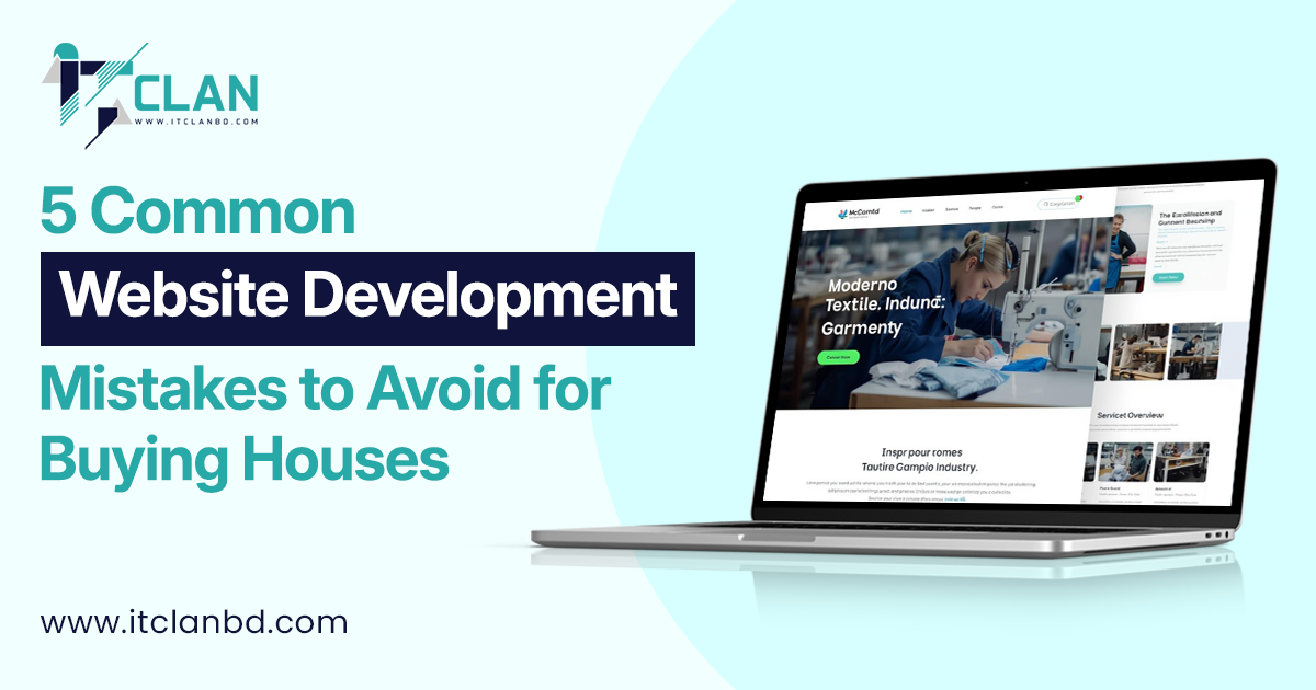 Common website development mistakes affecting garment buying houses in Bangladesh